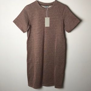 COS glitter jersey dress XS NWT
